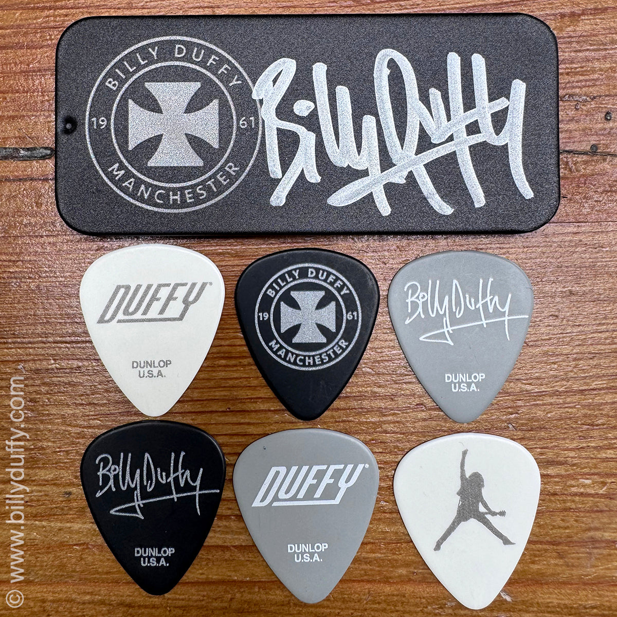 Billy Duffy Dunlop Guitar Pick Set