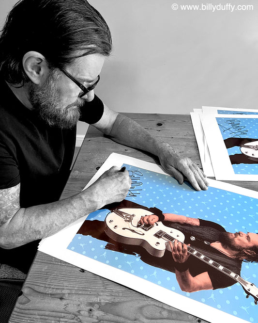 Signed Limited Edition White Falcon 10th Anniversary Poster