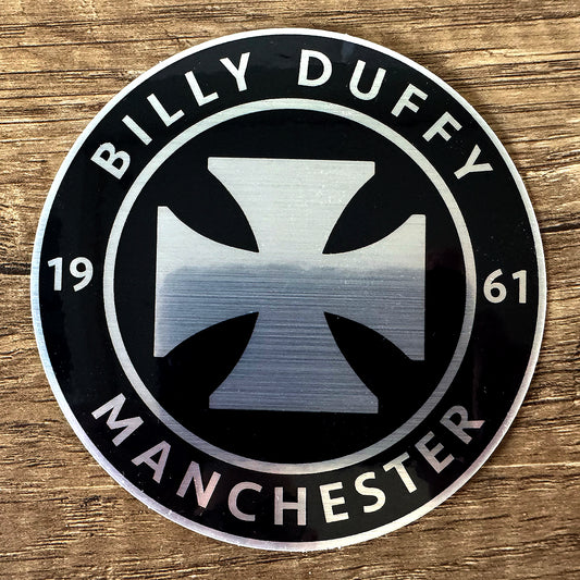Billy Duffy Silver Sticker